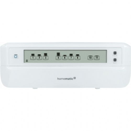 Krmilna enota za talno ogrevanje Homematic IP Smart Home (HmIP-FALMOT-C12) (bela, 12-kanalna, motorizirana)