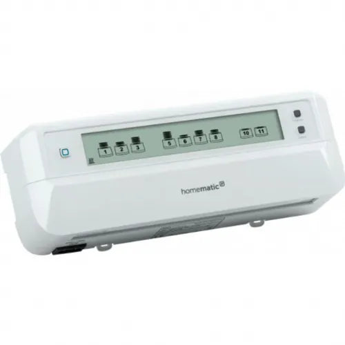 Krmilna enota za talno ogrevanje Homematic IP Smart Home (HmIP-FALMOT-C12) (bela, 12-kanalna, motorizirana)