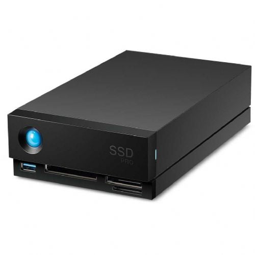 LACIE 1big Dock SSD Pro 4TB Thunderbolt 3 USB 3.1 8.9cm 3.5inch za MAC &amp; PC - siv