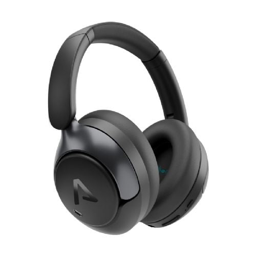 Brezžične ANC slušalke LAMAX HighComfort2 ANC, Bluetooth 5.4, 40 mm pretvorniki, do 57 ur, črne barve