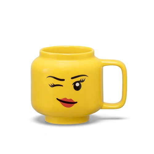 Lego: Keramiktasse, Mädchen, 255 ml, gelb (40460803)
