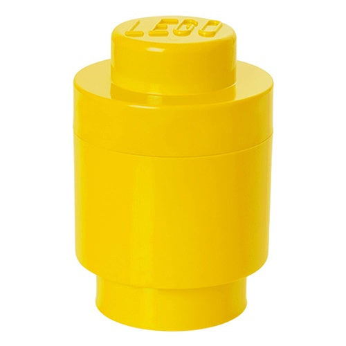 Lego®: Škatla za shranjevanje (okrogla) z gradnikom 1- Rumena (40301732)