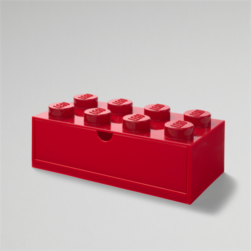Lego: Škatla za shranjevanje z gradnikom 8, rdeča (40211730)