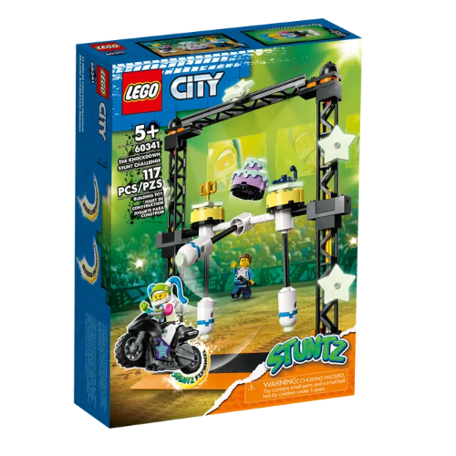 Kocke Lego City: Kaskaderski izziv z nihajnimi bati (60341)