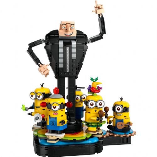 Kocke Lego Despicable Me Iz kock sestavljeni Gru in Minioni (75582)