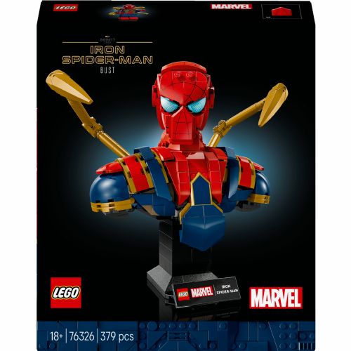 Kocke Lego Super Heroes: Doprsni Iron Spider-Man (76326), 379 kock, od 18. let