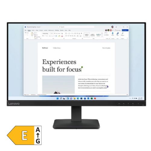 Monitor LENOVO L24-4e 60.45cm (23.8") FHD IPS 100Hz HDMI/VGA