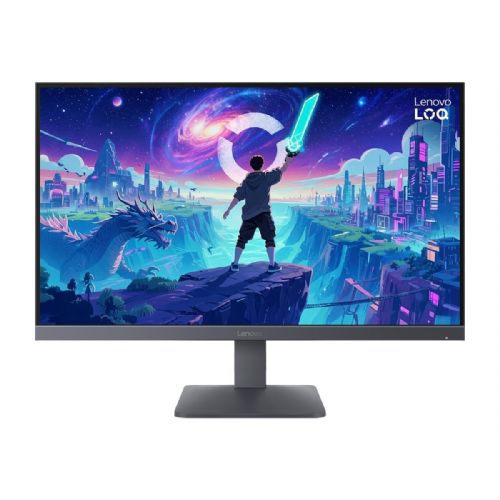 Monitor LENOVO LOQ 27-10, 27-palčni FHD (1920x1080) IPS, 16:9, 200 Hz, svetlost 300 cd/m2, odzivni čas 0,5 ms, 2× HDMI 2.1, 1× DisplayPort 1.4, 99 % sRGB, črna, 3-letna garancija