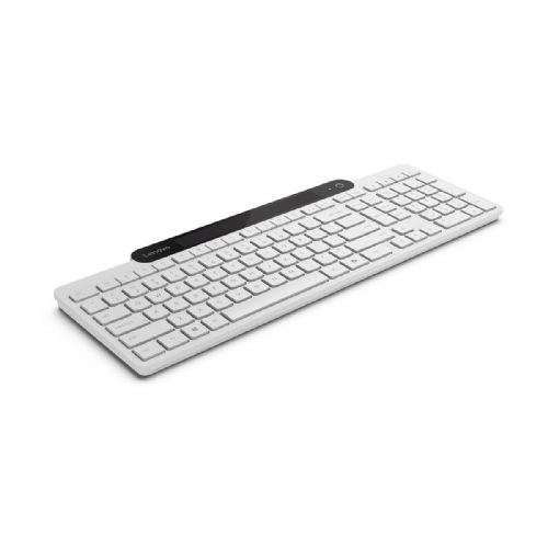 Tipkovnica Lenovo 800 Bluetooth 5.1 bela slovenska QWERTZ 109 tipk samo-polnilna