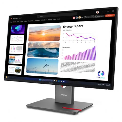 Monitor Lenovo ThinkVision P24Q-40, 23,8" IPS, QHD 2560x1440, 120Hz, HDR10, USB-C