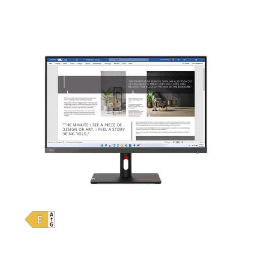 Monitor Lenovo ThinkVision S27i-30, 68,58 cm (27"), FHD, IPS, 100 Hz, HDMI/VGA