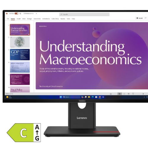 Monitor Lenovo ThinkVision T24-40 23.8" FHD IPS 99% sRGB USB-C speakers