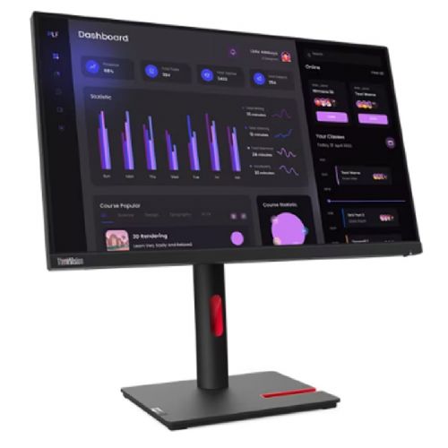 Monitor LENOVO ThinkVision T24i-30 604,52cm (23,8") FHD IPS WLED LCD DP/HDMI