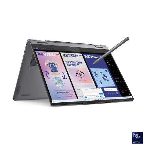 Prenosnik Lenovo Yoga 7 2-in-1 Intel Ultra 7-256V/16GB/SSD 1TB NVMe/35,56 cm (14") WUXGA OLED MT/UMA/Win11Home, Luna Grey (83JQ0025SC)