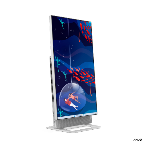 Računalnik AiO Lenovo Yoga 7 R7-8845HS/16GB/SSD 1TB NVMe/68,58 cm ( 27") QHD/UMA/Win11Home, Cloud Grey (F0HK0044SC)