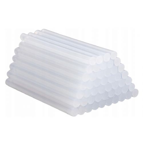Glue sticks Levia 826101, Ø 11 mm, length 30 cm, 50 pieces, for hot glue, transparent