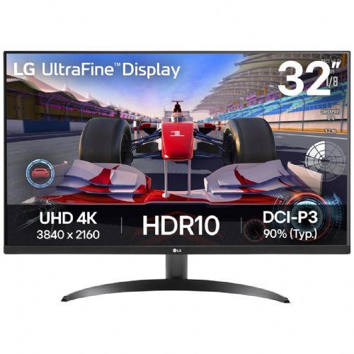 Monitor LG 32UR500K-B 80 cm (31,5"), 3840 x 2160 (4K UHD), VA, 200 cd/m2, 16:9 HDMI DP HDR10, črna