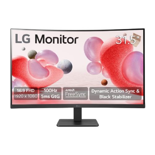 Monitor LG 32MR50C-B 80,1 cm (31,5''), 1920 x 1080 (FHD), VA, 250cd/m2, 5ms, 100Hz, HDMI, VGA 153115419