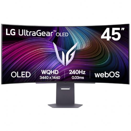 Monitor LG 45GX90SA-B UltraGear 113 cm (44,5"), 3440 x 1440 (UWQHD), OLED, HDMI, DP, USB, 240 Hz