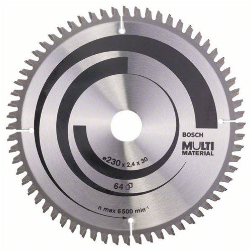 Bosch PRO Multi Material circular saw blade Ø 230 mm, 64 teeth, carbide, for hand saws, for wood and metal