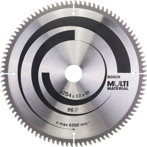 Bosch multi-purpose circular saw blade, Ø 254 mm, 96 teeth (30 mm bore, for angle and miter saws)