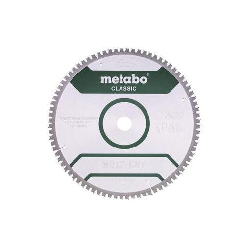 Metabo Multi Cut Classic circular saw blade 254x30 mm 60 teeth -5° for aluminum, wood, plastic