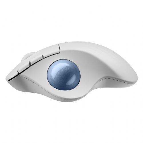 Brezžična sledilna krogla Logitech ERGO M575S - umazano bela + modra krogla