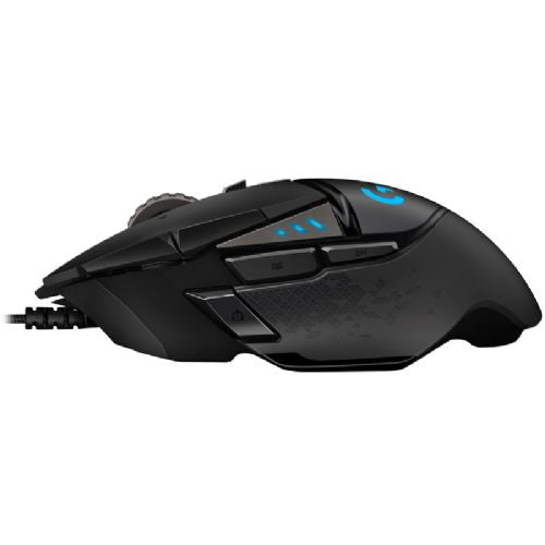 Igralna miška Logitech G502 Hero, RGB, USB optična, črna