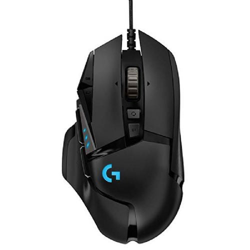 Igralna miška Logitech G502 Hero, RGB, USB optična, črna