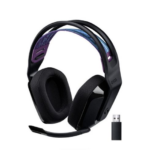 Brezžične gaming slušalke z mikrofonom Logitech G535 LightSpeed, črne