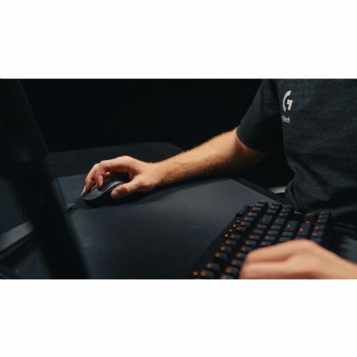 Logitech G PRO X SUPERLIGHT 2 DEX - Miška - ergonomska - za desničarje - optična - 5 gumbov - brezžična, žična, 2,4 GHz, USB - črna