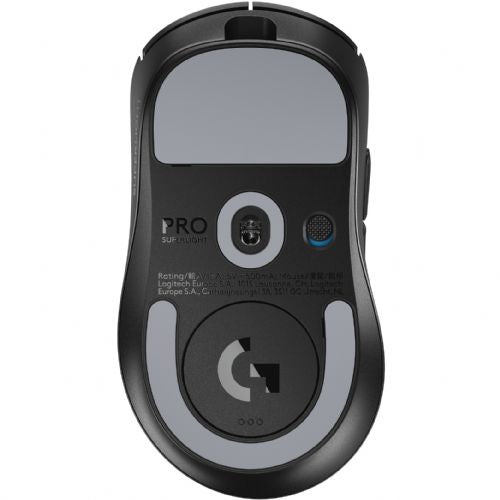 Logitech G PRO X SUPERLIGHT 2 DEX - Miška - ergonomska - za desničarje - optična - 5 gumbov - brezžična, žična, 2,4 GHz, USB - črna