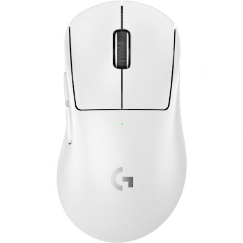 Miška Logitech G PRO X SUPERLIGHT 2 DEX - ergonomska - za desničarje - optična - 5 gumbov - brezžična. Žična - 2,4 GHz. USB - bela