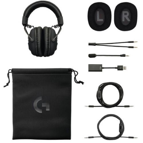 Logitech GX Pro Gaming-Headset, USB, blaues VO!CE-Mikrofon
