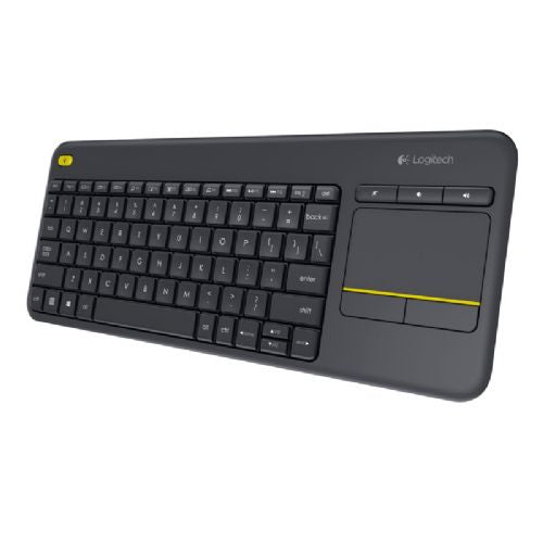 Multimedijska tipkovnica Logitech K400 PLUS brezžična/touch/črna/SLO