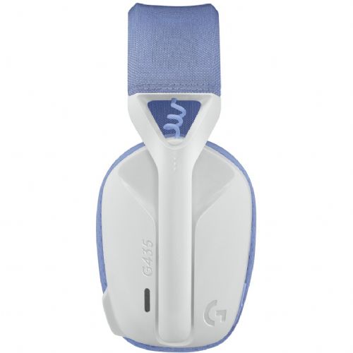 Slušalke Logitech Lightspeed G435 polne velikosti Bluetooth / 2,4 GHz radijska frekvenca brezžične bele Discord Certified