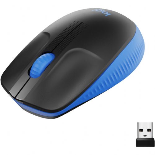 Miška Logitech M190 optična brezžična modro