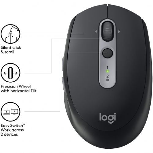Logitech M590 Maus, schwarz