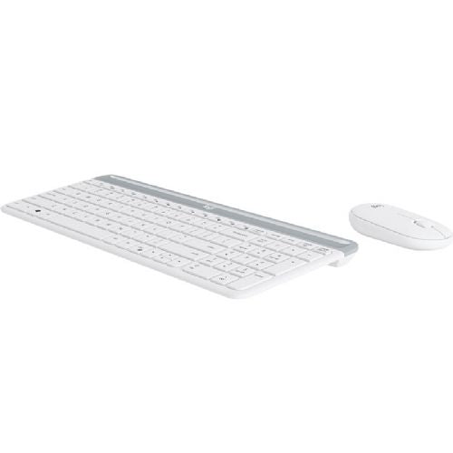 Logitech MK470 Slim Combo brezžična bela slovenska  tipkovnica + miška