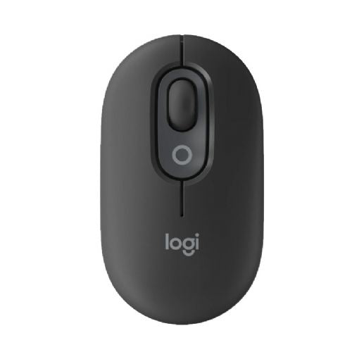 Mouse ottico wireless LOGITECH POP Emoji in grafite