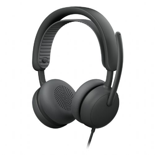 Žične slušalke z mikrofonom Logitech Zone Wired 2, USB, za poslovno rabo, grafitno sive