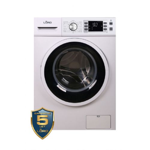 Pralno-sušilni stroj Lord W6, razred B/E, 8 kg + 6 kg, 1400 obr./min, 16 programov