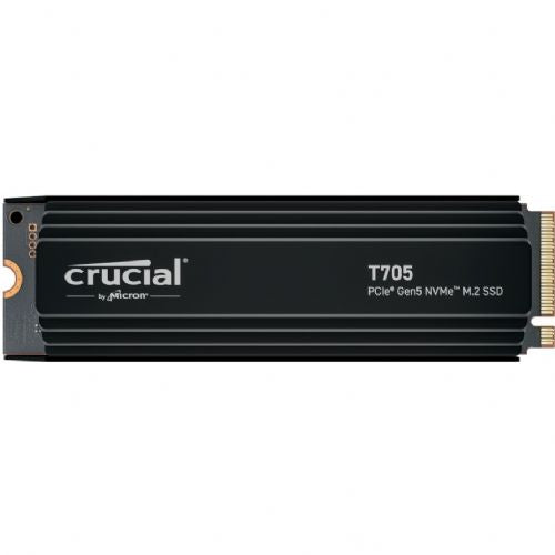 Vgradni SSD disk M.2 1TB Crucial T705 NVMe PCIe 5.0 x 4 s hladilnikom