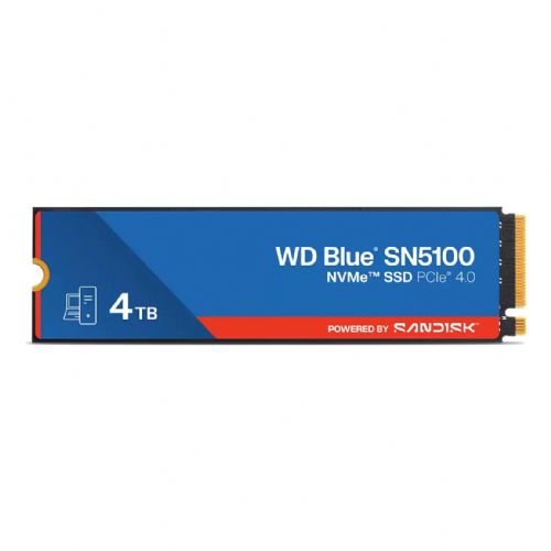 Vgradni SSD disk Western Digital Blue SN5100 4TB M.2 PCIe 4.0 NVMe 6900MB/s QLC 3D NAND