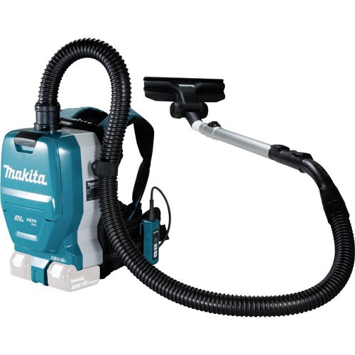 Makita DVC261ZX15 cordless backpack vacuum cleaner, without battery and charger, 2x 18 V