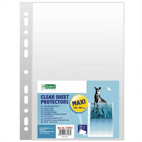 PVC folder u levia maxi 90mic 240x305 1/50 gloss 110384