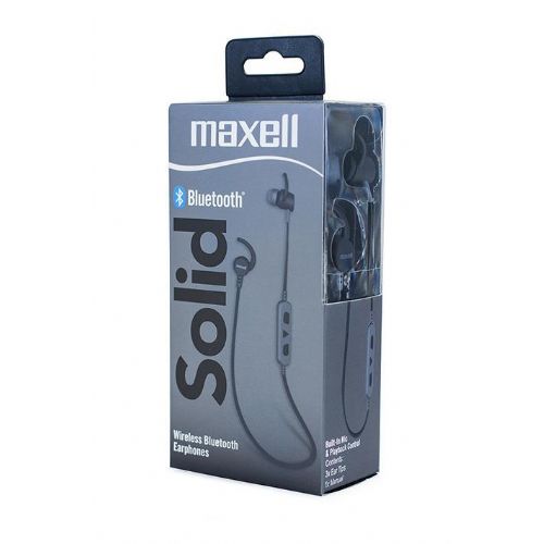 Maxell Wireless Headphones SOLID Black