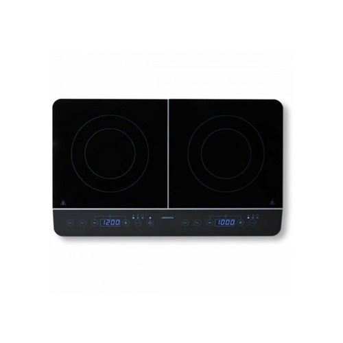 Medion LIFE dvojna indukcijska kuhalna plošča MD 15324 (črna, 3500 W, 2x Ø 20 cm)