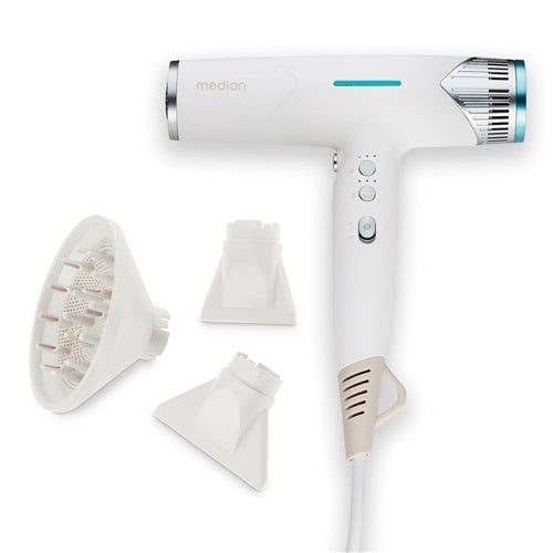 Asciugacapelli Medion LIFE HD2 MD19984 (bianco/turchese, 1500 W)