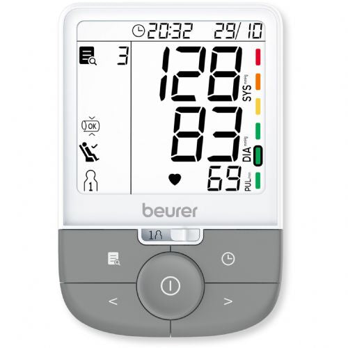 Merilnik krvnega tlaka za nadlaket Beurer BM 53  (bel/siv)